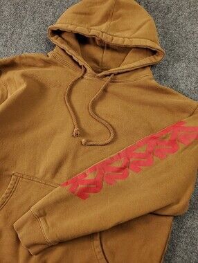 K2 Ski Snowboarding Hoodie Mens Medium Fleece Pullover Sweatshirt Chain Logo